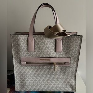 Michael Kors Kenly Large Tote Blush Pink